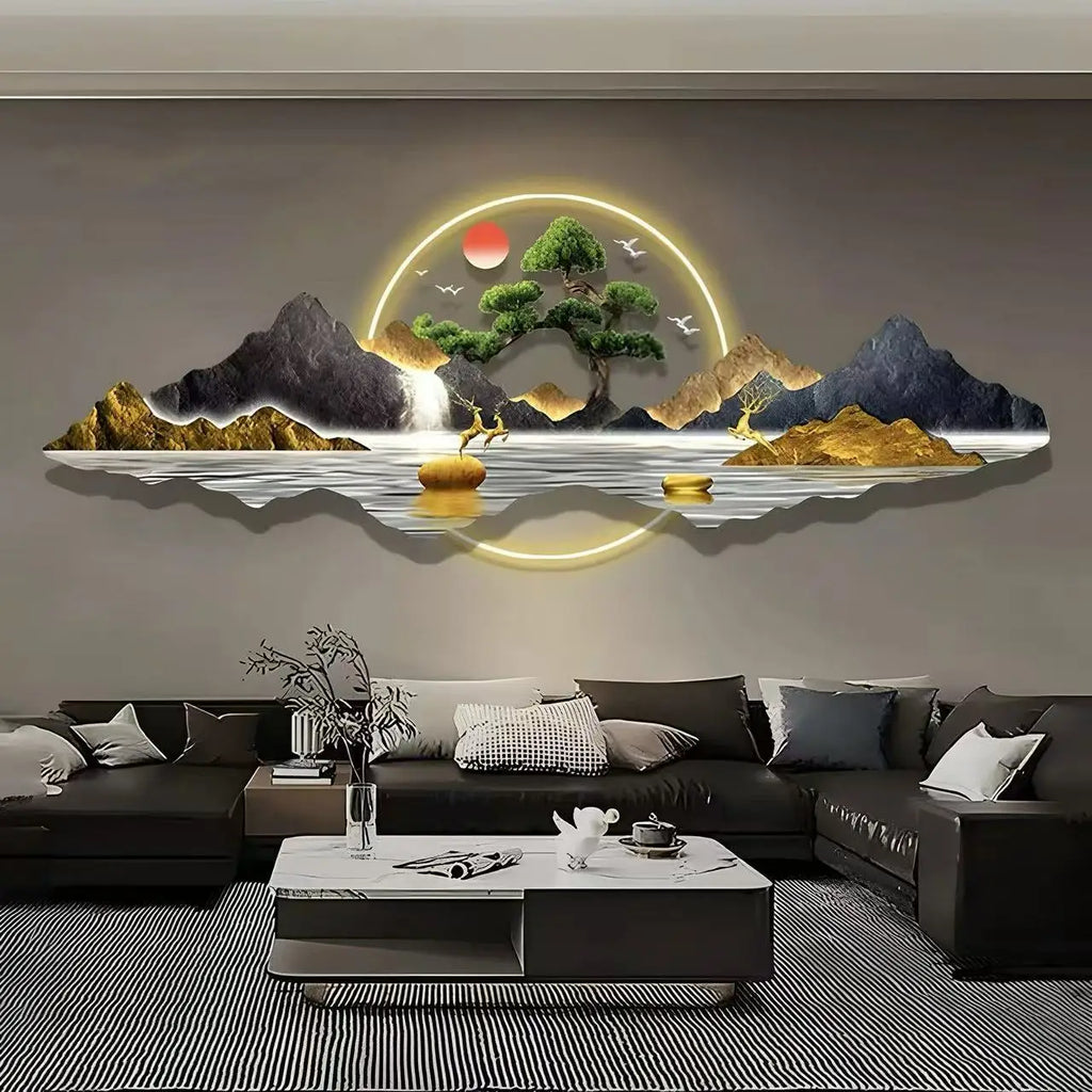 Dlight Decor Acrylic Carved LED Wall Art Light