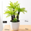 Dlight Decor Potted Palm Plant 33cm or 40cm with Succulents