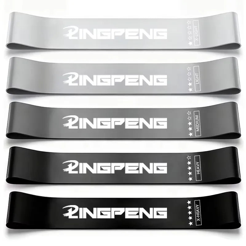 Resistance Loop Exercise Bands Set | 5 Levels Elastic Bands for Strength Training