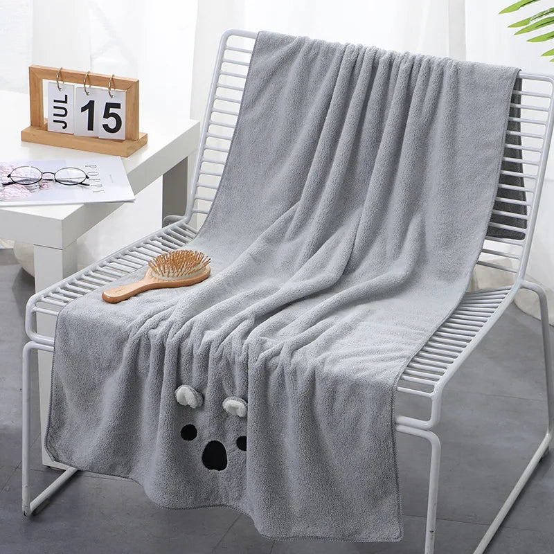 DecorBites™ Cartoon Soft Hand/Face Towel | Coral Fleece Quick-drying Towel