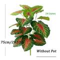 Dlight Decor 75cm Monstera Tree Branch with 24 Tropical Leaves