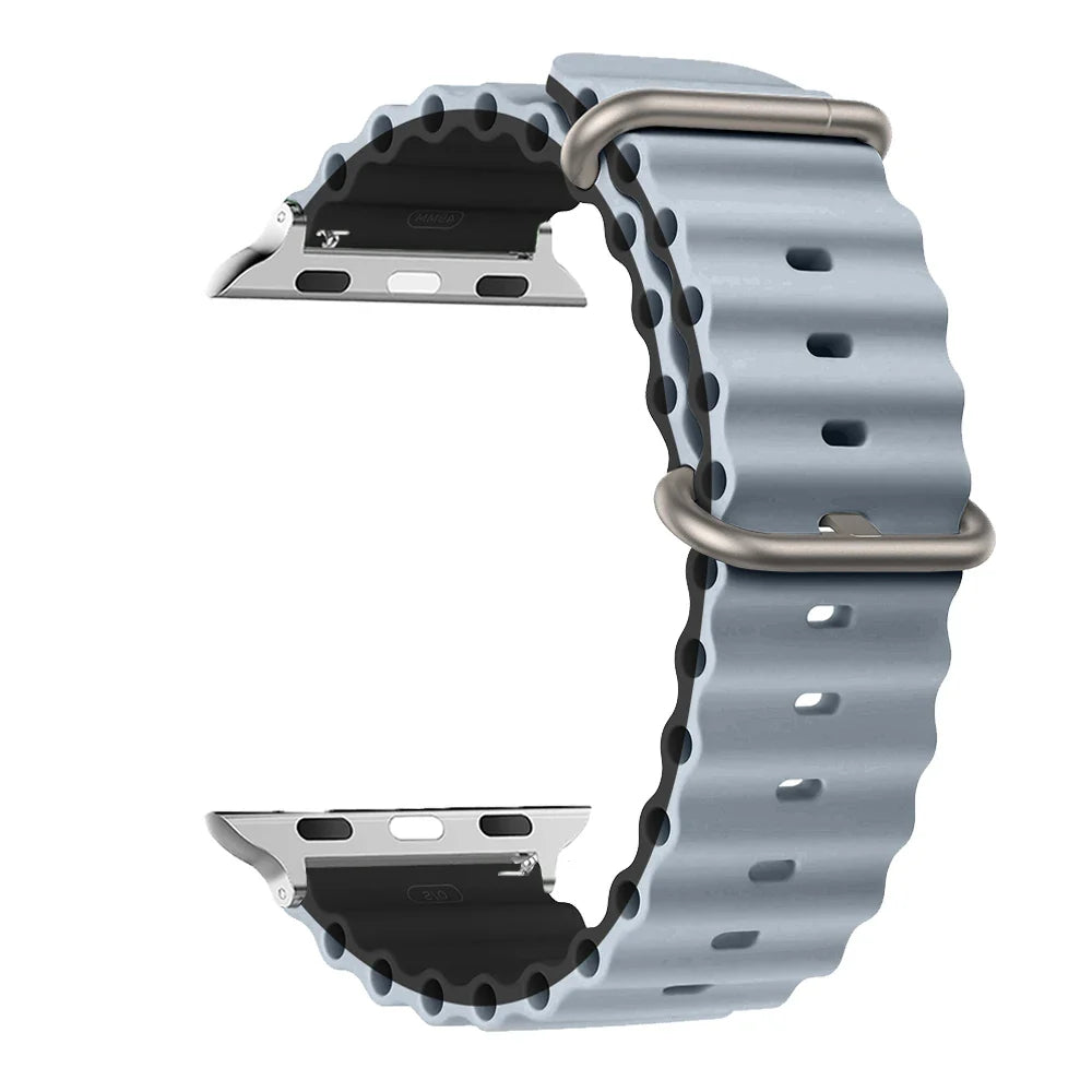Apple Watch Silicone Strap - Soft Waterproof and Breathable