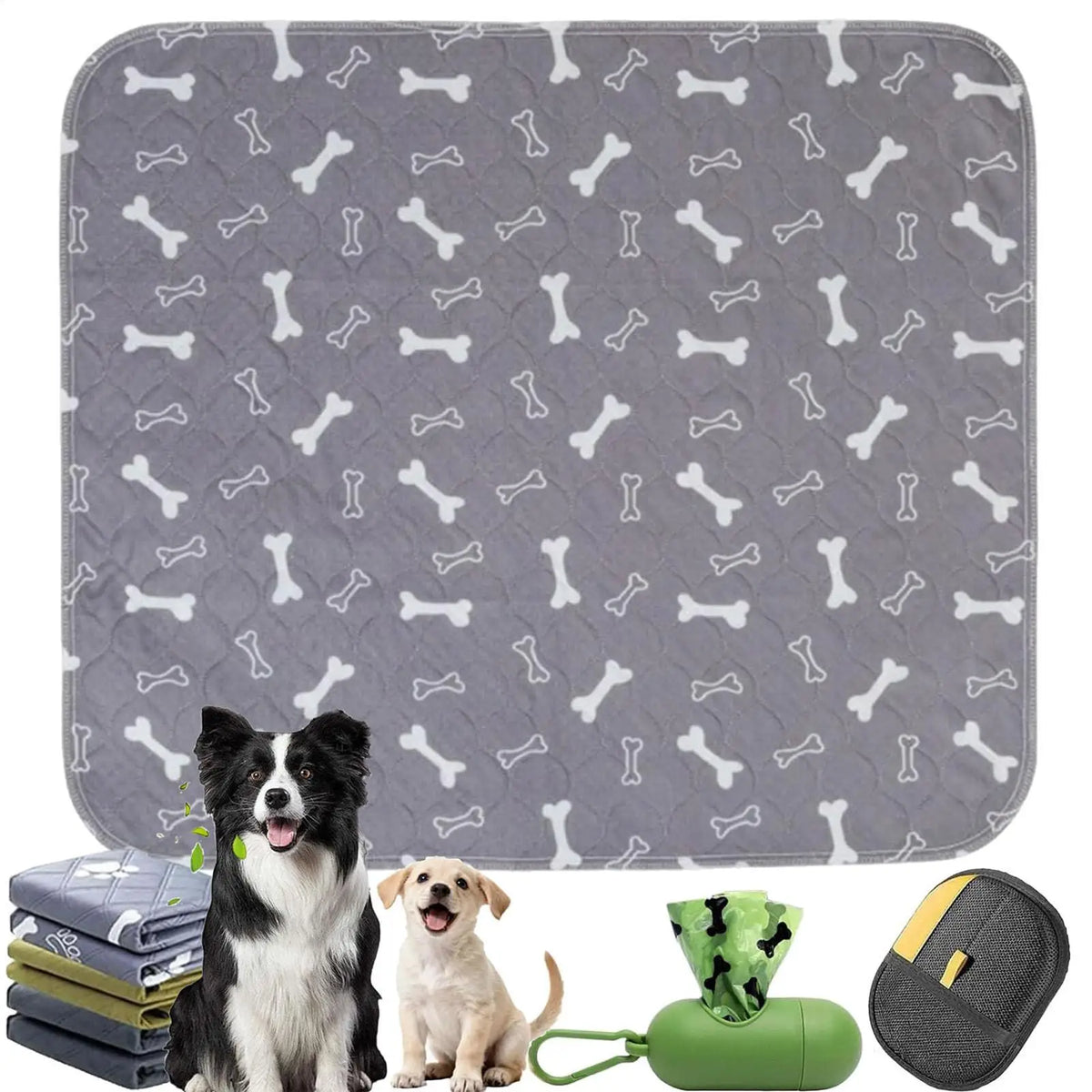 Pet Pee Pad Waterproof Washable Puppy Pee Pad Durable Absorbent Pet Bed Mat Reusable Anti-Slip Dog Urine Pad Cat Care Dog Mat