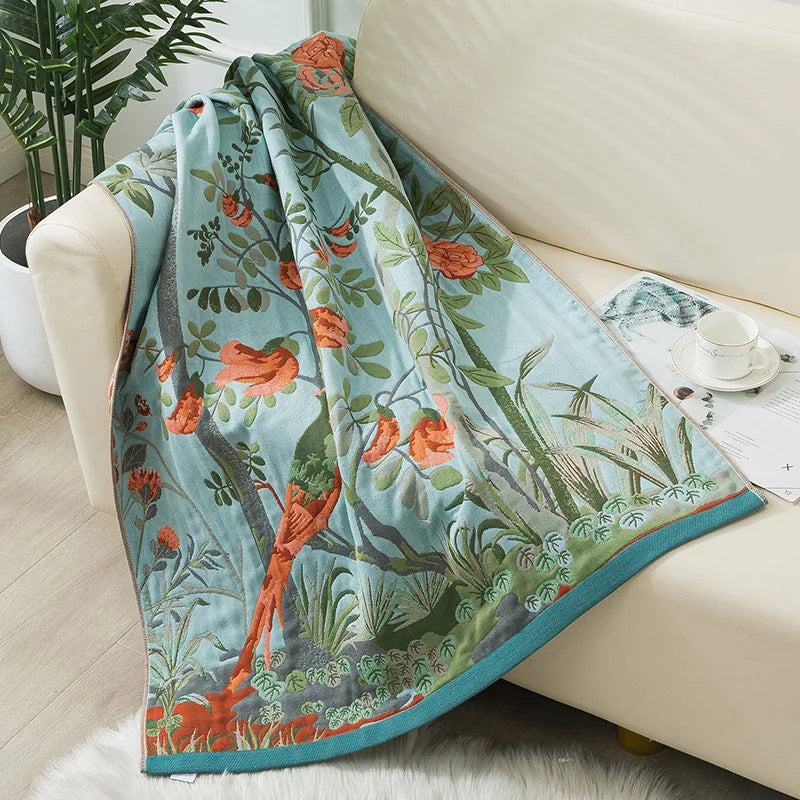 DecorBites™ Cotton Gauze Bath Towel - Large Size 90x180cm