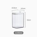 DecorBites™ Bulk Hermetic Food Storage Container Plastic Organizer