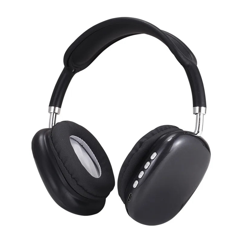 New P9 Wireless Bluetooth Headphones Noise Cancelling Mic Pods Over Ear Sports Gaming Headset For Apple