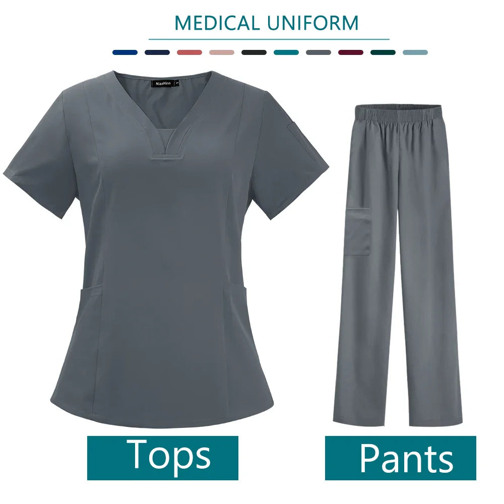 High Quality Nurse Medical Uniform Scrub Set