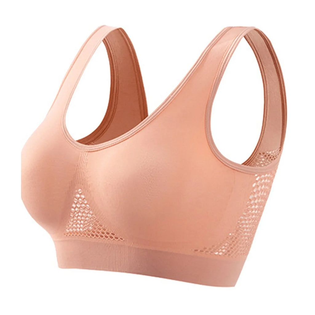 Women's Plus Size Wireless Sports Bra