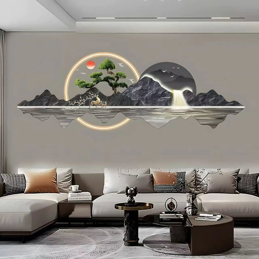 Dlight Decor Acrylic Carved LED Wall Art Light