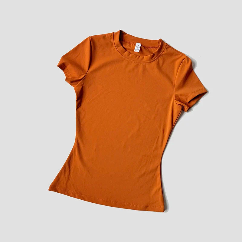 FlexiFit Seamless Yoga Tee for Active Women