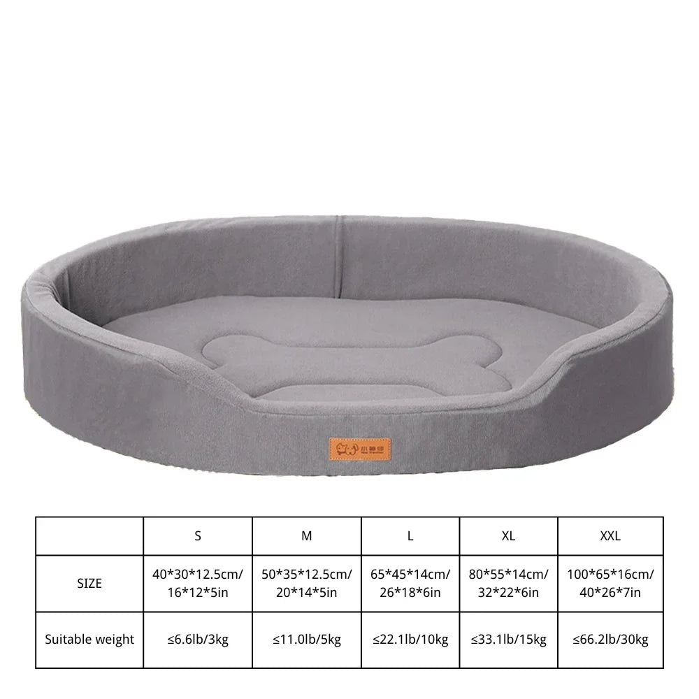 Winter Waterproof Orthopedic Foam Dog Beds for Small Medium Large Dogs Durable Dog Sofa The Pet Bed Washable Removable Cover