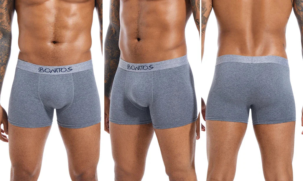 4pcs Men Underwear Cotton Boxer Shorts