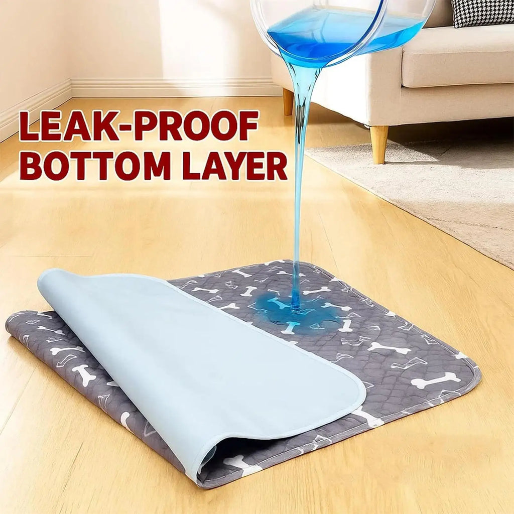 Pet Pee Pad Waterproof Washable Puppy Pee Pad Durable Absorbent Pet Bed Mat Reusable Anti-Slip Dog Urine Pad Cat Care Dog Mat