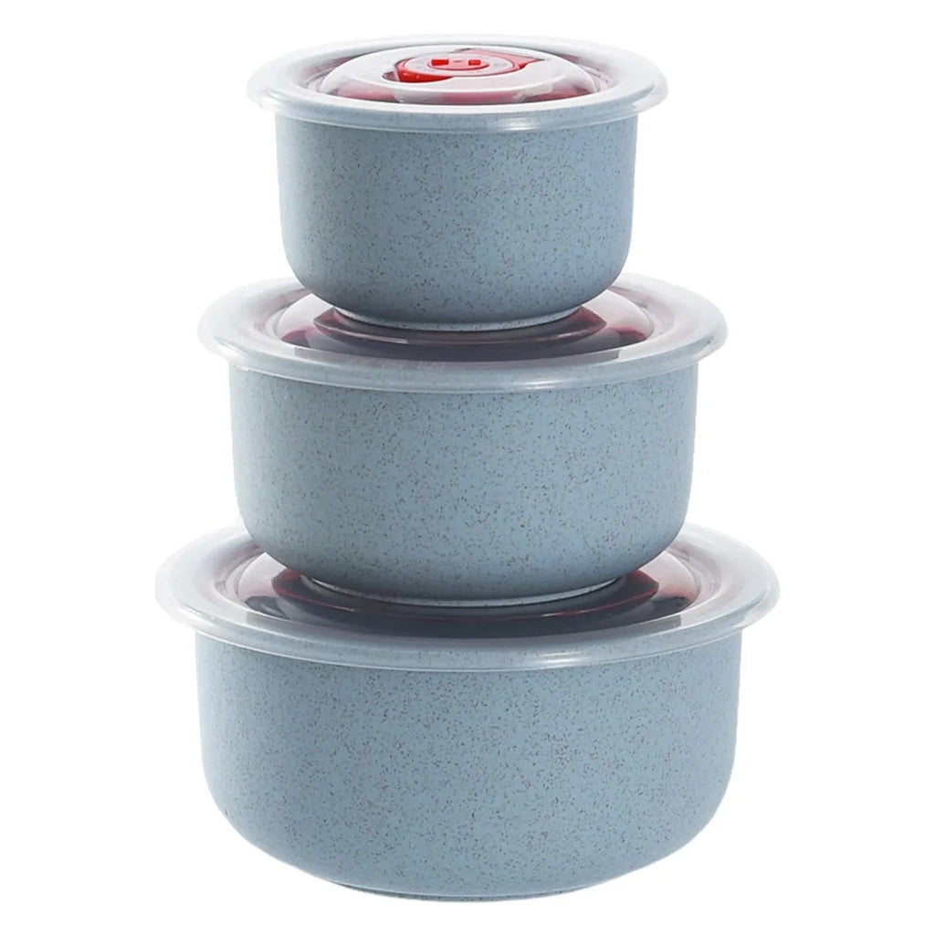 3PCS Bento Food Storage Containers – Microwaveable Meal Prep Box