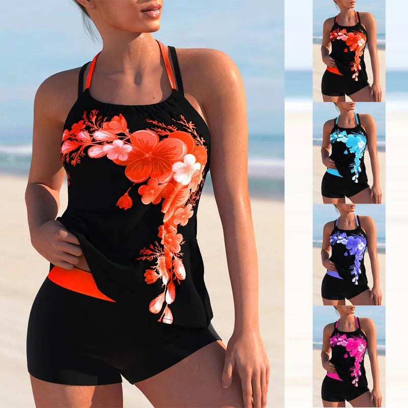 Red Blossom Bikini Set: S-6XL Beachwear Collection