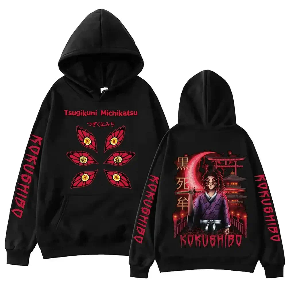 Demon Slayer Hoodie: Harajuku Fleece Streetwear Pullover