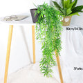 Dlight Decor 105cm Hanging Bamboo Leaf Vine for Garden and Home Wall Decor