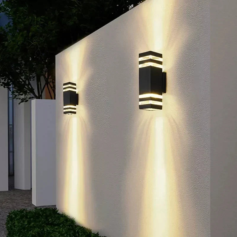 Versatile Outdoor Al Waterproof Wall Lamp - Illuminate Your Garden, Courtyard, and More with 6W LED Night Light