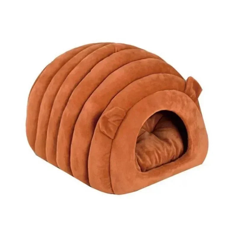 Cat Kennel Winter Warm Fully Enclosed Comfortable Sleeping House Pumpkin Cat Nest Pet Bed Supplies Thermal Bed Cat Sleeping Bag