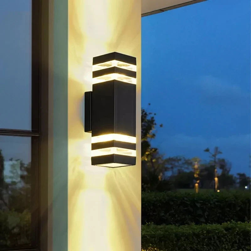 Versatile Outdoor Al Waterproof Wall Lamp - Illuminate Your Garden, Courtyard, and More with 6W LED Night Light