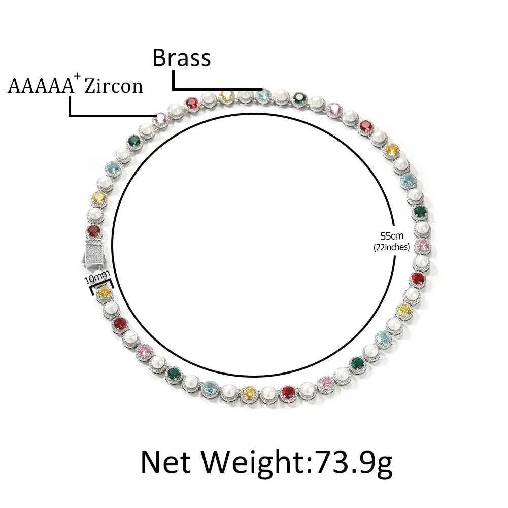 Iced Colorful Bracelets Neckless