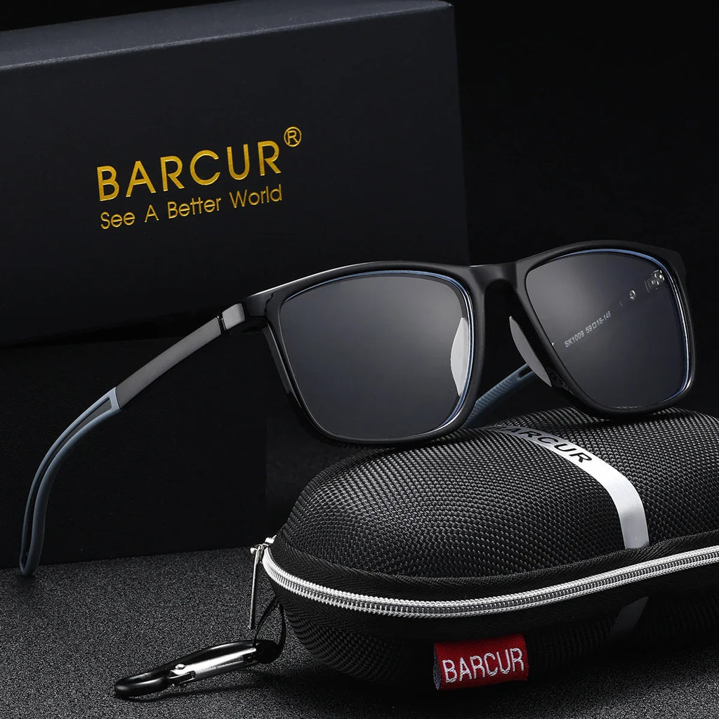 BARCUR Sports Style Anti-Blue Light Reading Glasses – Fashion Transparent PC Frame for Men and Women with Multiple Degrees Lightweight Rectangle Eyewear for Home Office and Daily Use