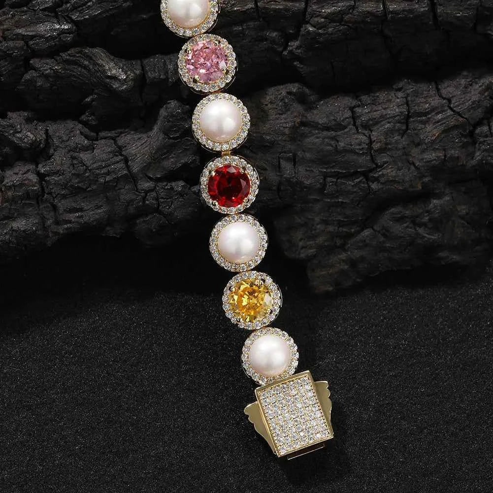 Iced Colorful Bracelets Neckless
