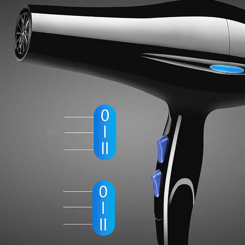 2200W Professional Hair Dryer for Women – Fast Drying, Ionic Care & Styling Attachments