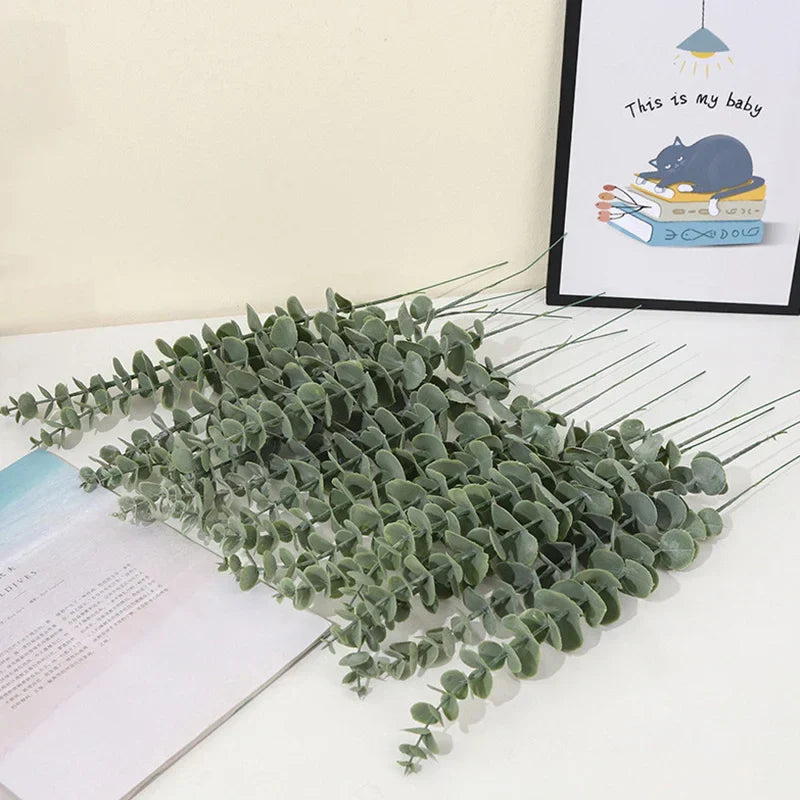 Dlight Decor 42cm Eucalyptus Branches with Money Leaves Set