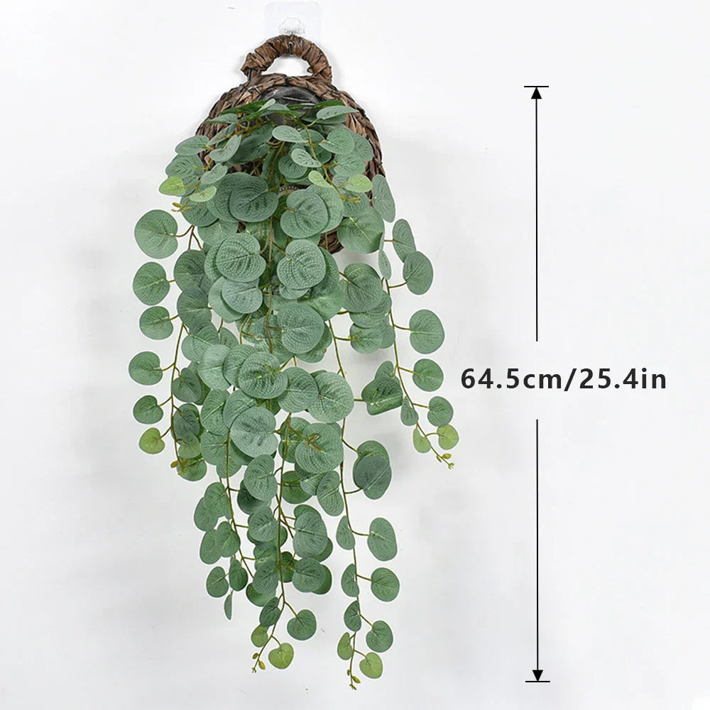 Dlight Decor Eucalyptus Begonia Vines for Hanging Garden and Wall Decor