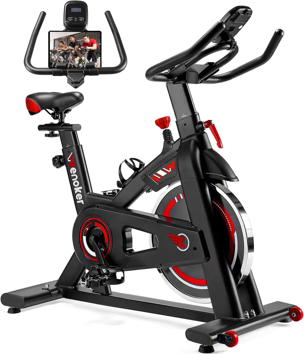 Silent Magnetic Resistance Indoor Bike for Home Workouts