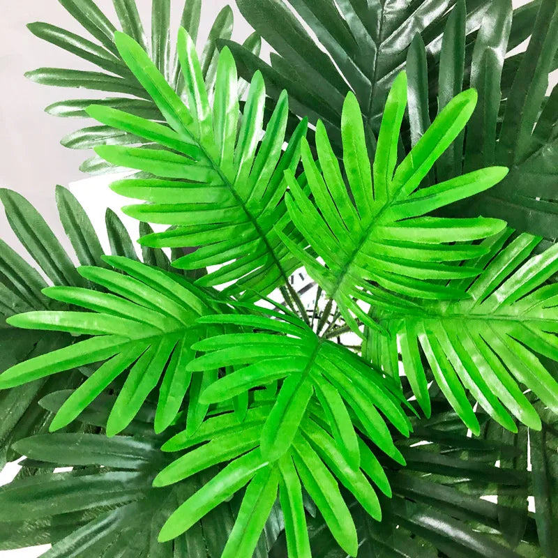 Dlight Decor 50cm Palm Plant with 18 Tropical Leaves