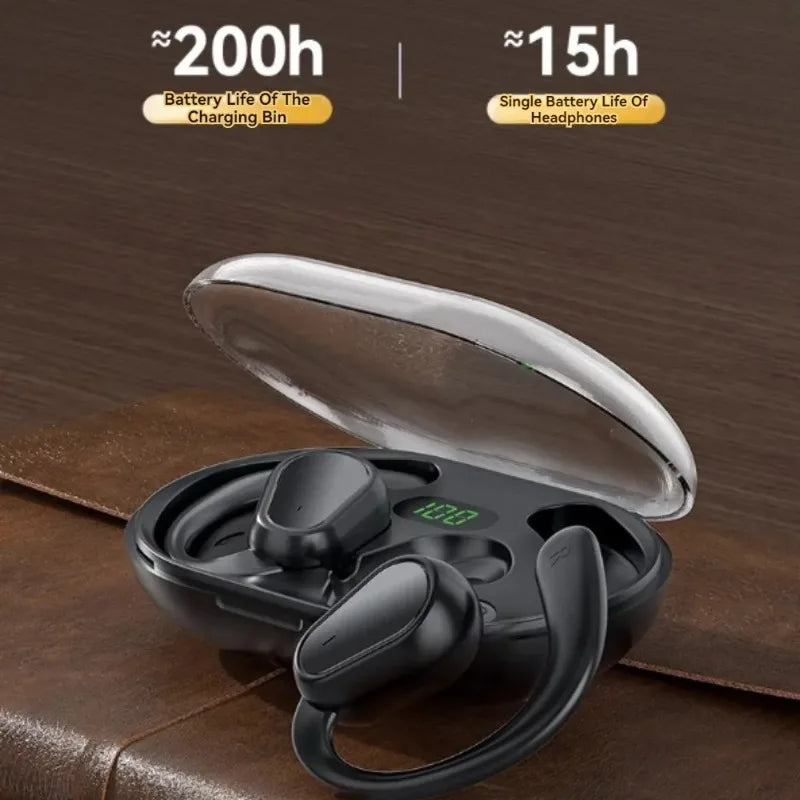 D88 OWS Bluetooth Earphones LED Display Sport Wireless Headphones with HD Mic Waterproof HiFi Stereo Wireless Earbuds For Xiaomi