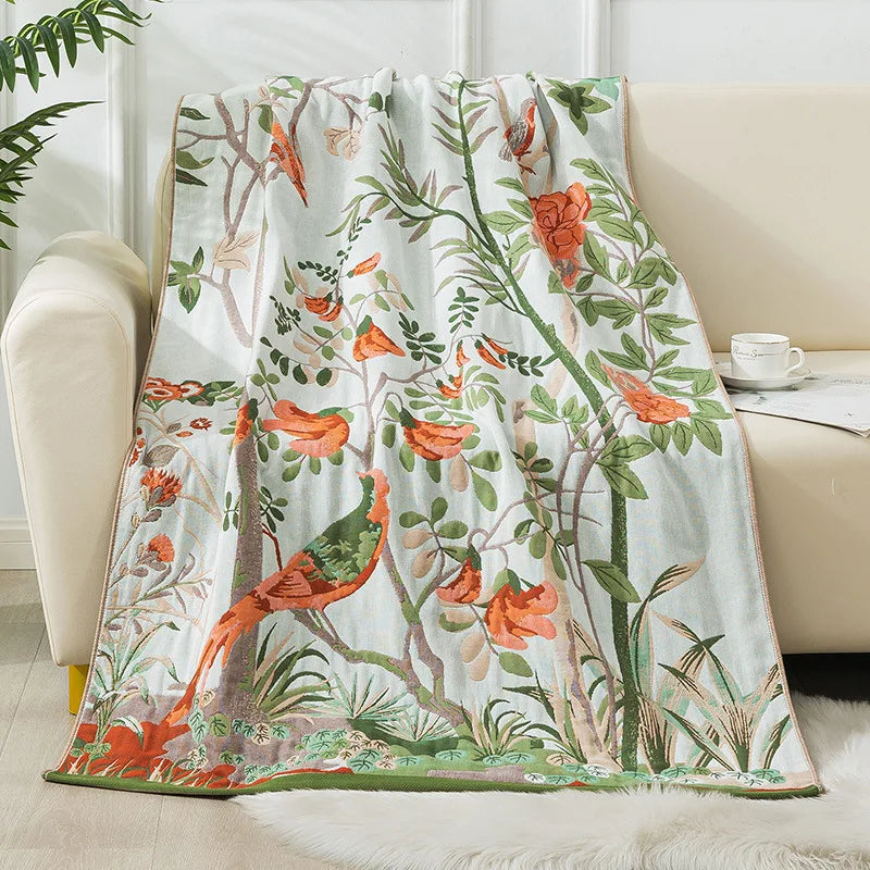 DecorBites™ Cotton Gauze Bath Towel - Large Size 90x180cm