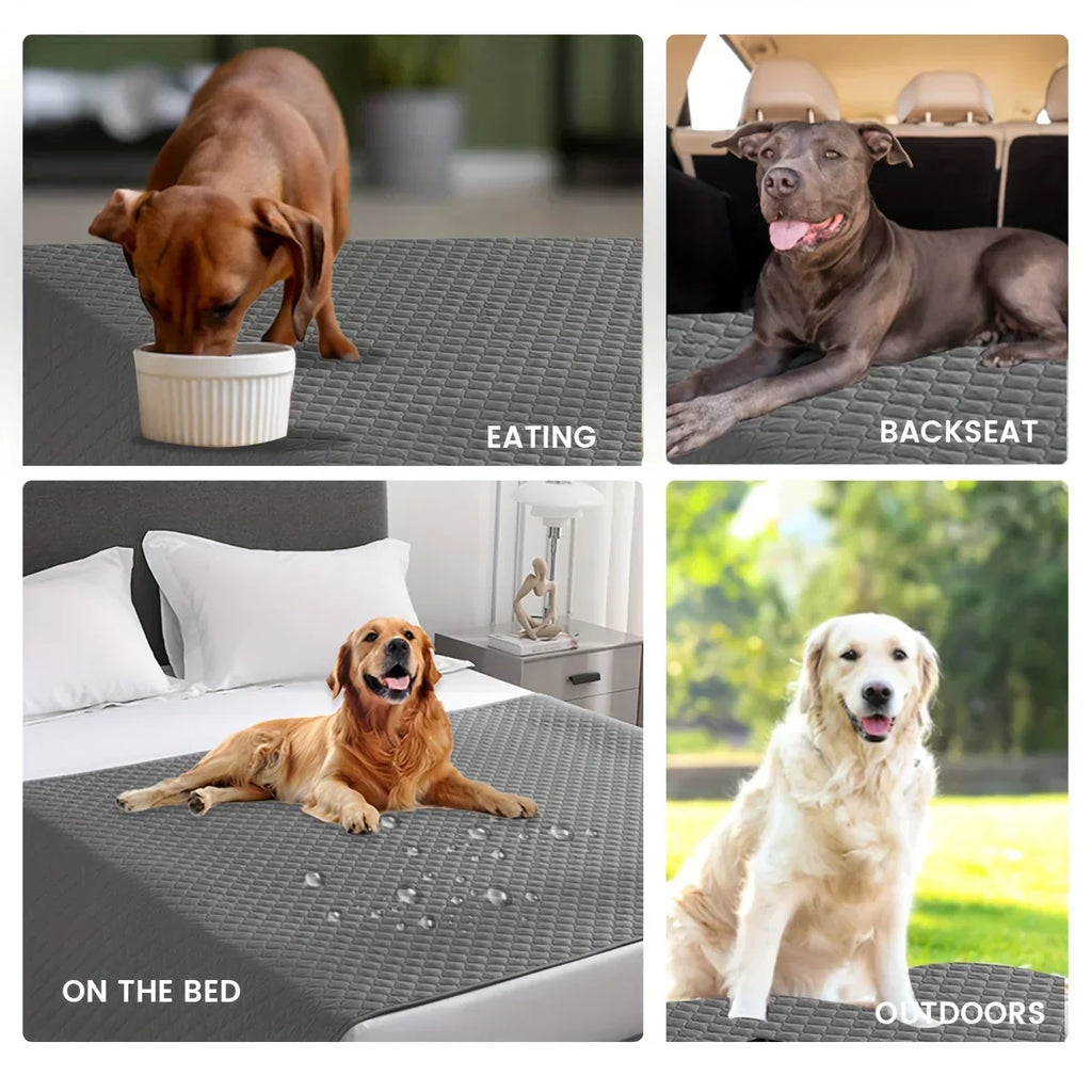 DecorBites™ Dog Bed Cover: Waterproof & Non-Slip Pet Blanket for Furniture & Car