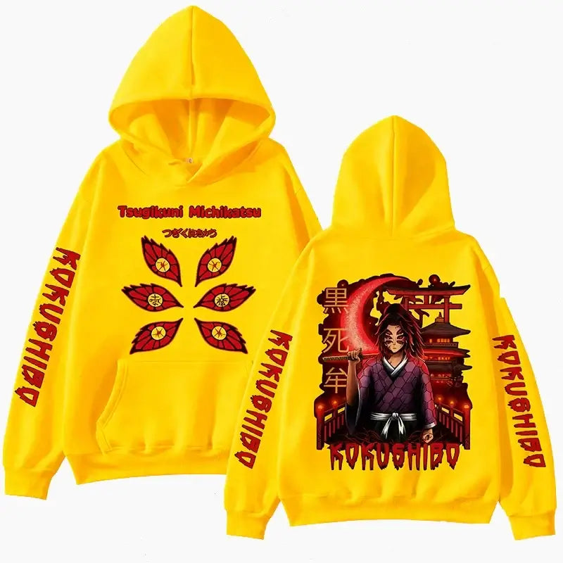 Demon Slayer Hoodie: Harajuku Fleece Streetwear Pullover