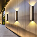 Versatile Up Down LED Wall Lamp - Waterproof, Modern Design for Garden, Street, Corridor, and Stairs