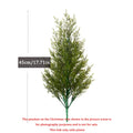 Dlight Decor 50cm Christmas Pine Tree with Realistic Cedar Branch