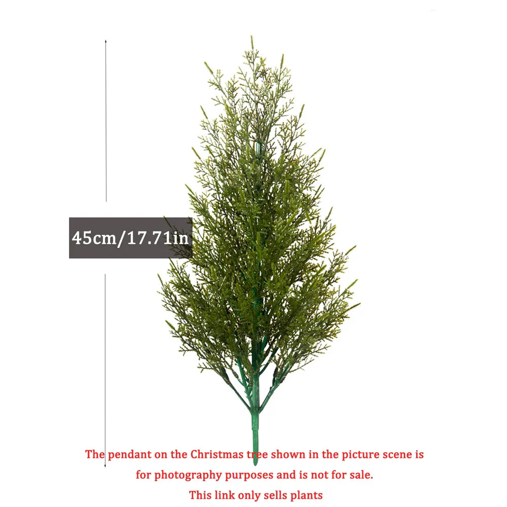 Dlight Decor 50cm Christmas Pine Tree with Realistic Cedar Branch