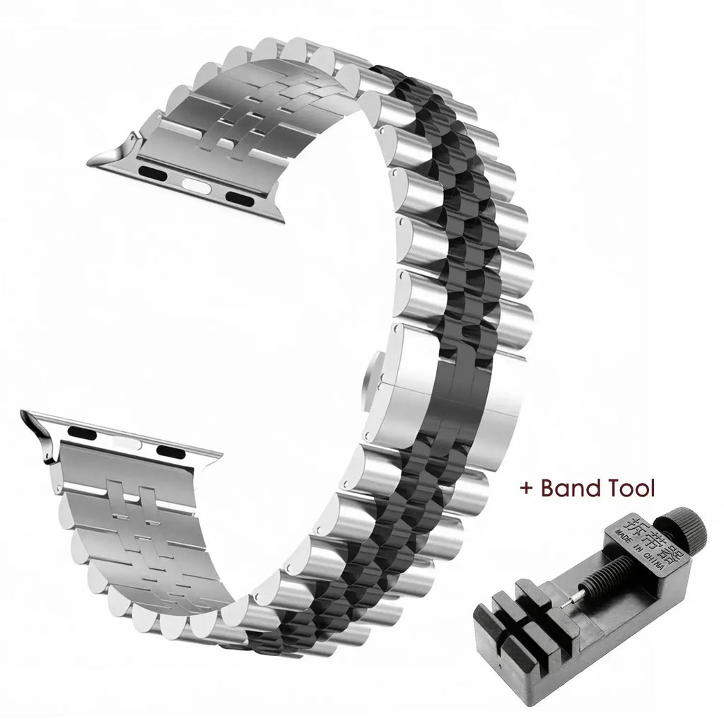 Apple Watch Stainless Steel Strap - Elegant Durable Design