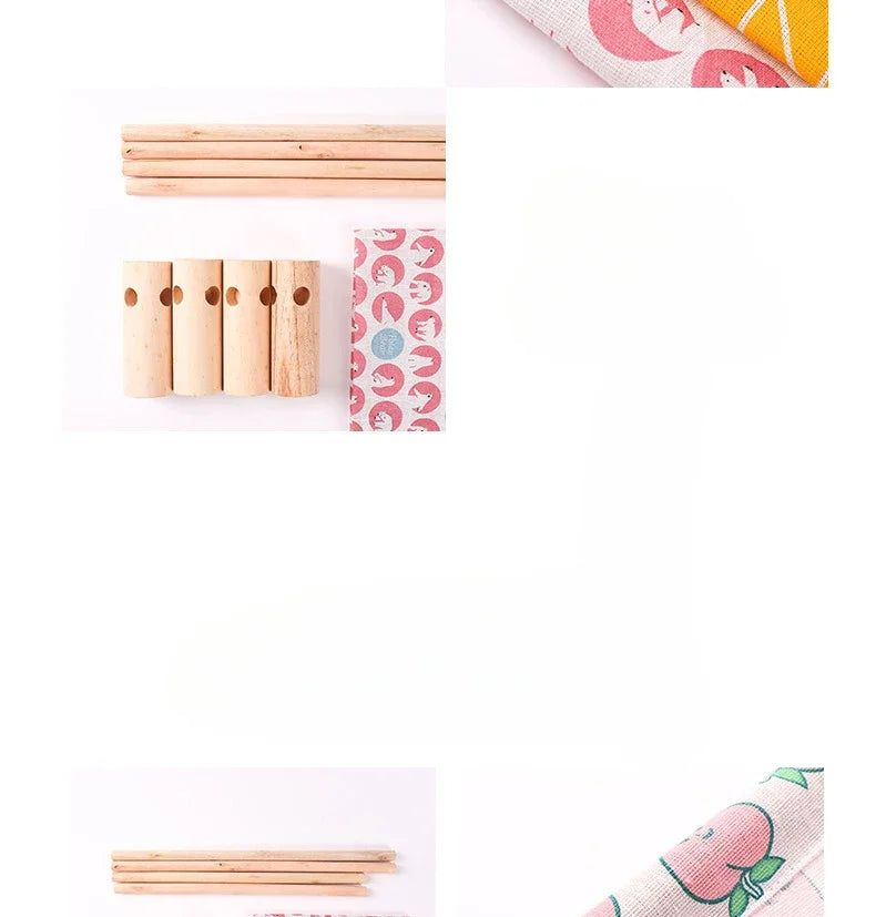 53*48*13cm Summer Elevated Pet Bed Foldable Portable Pet Camping Wooden Detachable Cat Teddy Dog March Bed Cooling Hammock ערסל