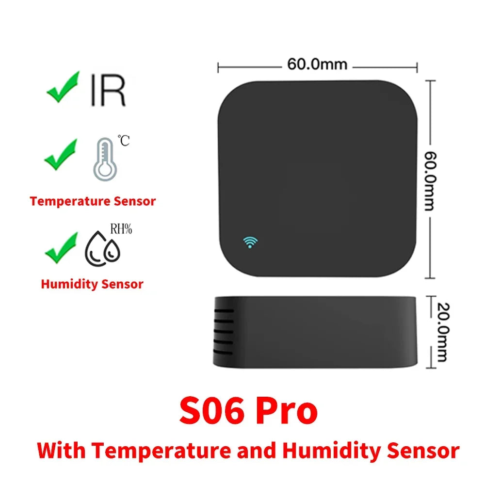 Tuya  IR Remote Control Smart WiFi Universal Infrared for smart home Control for TV DVD AUD AC Works with Amz Alexa Google Home