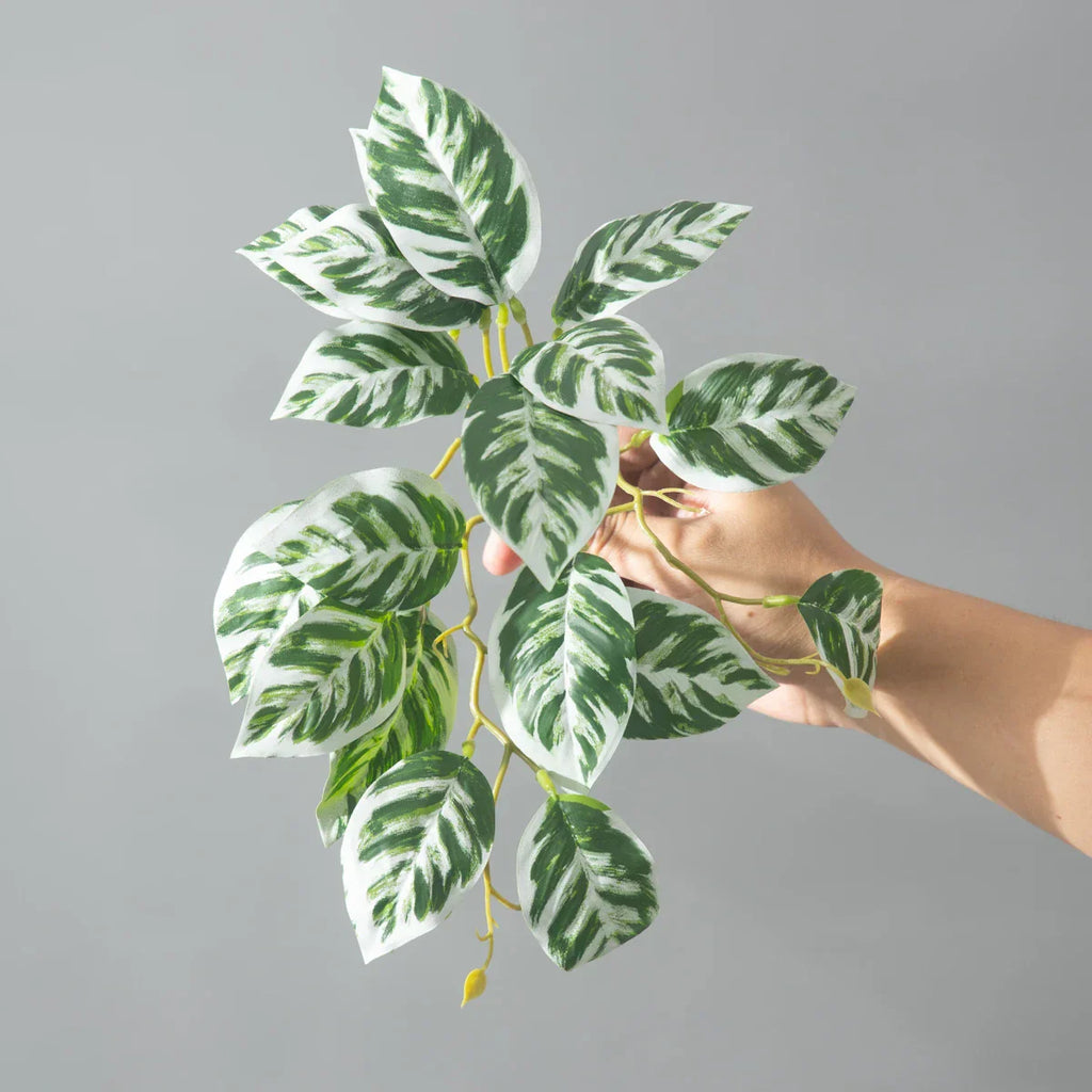 Dlight Decor 25cm Monstera Leaf Vine for Desktop and Holiday Decor