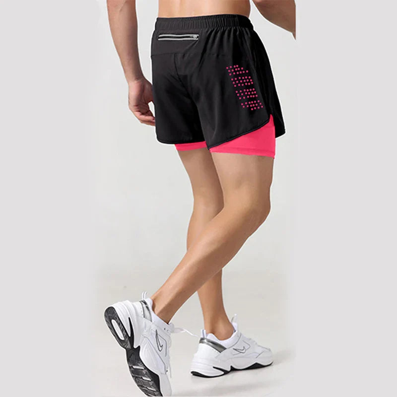 Men's Running Shorts 2 In 1 Quick Dry