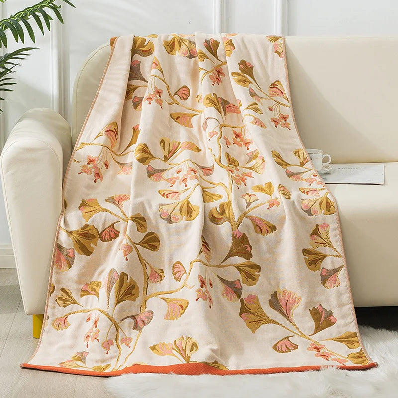 DecorBites™ Cotton Gauze Bath Towel - Large Size 90x180cm