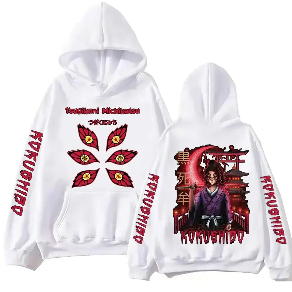 Demon Slayer Hoodie: Harajuku Fleece Streetwear Pullover