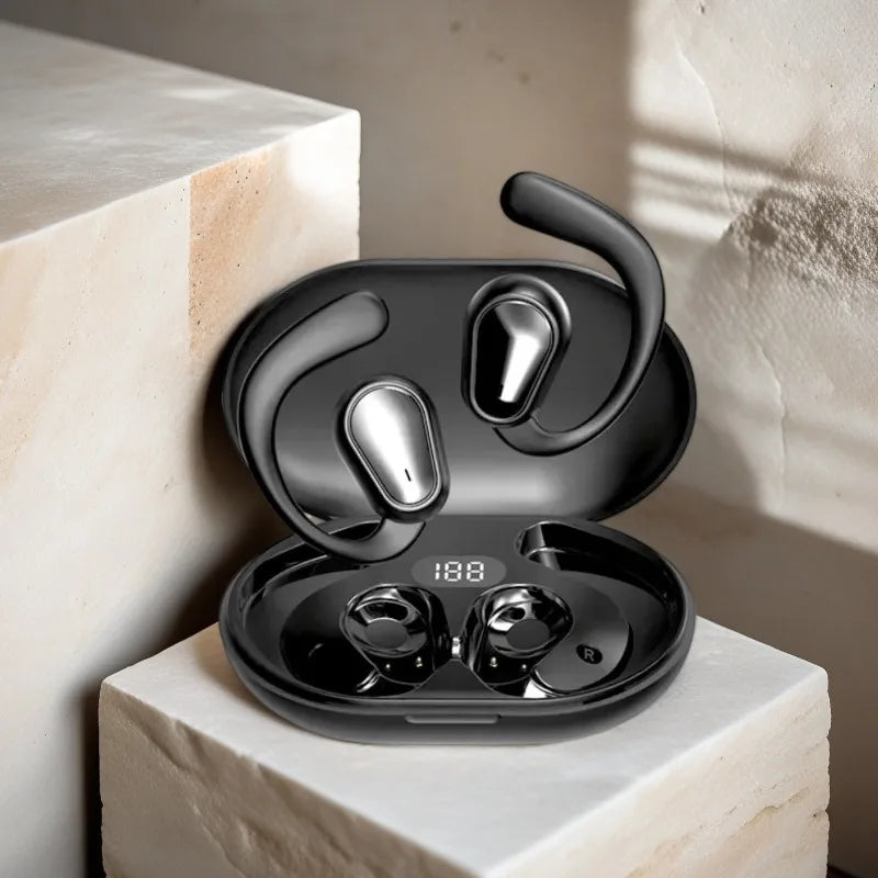 D88 OWS Bluetooth Earphones LED Display Sport Wireless Headphones with HD Mic Waterproof HiFi Stereo Wireless Earbuds For Xiaomi