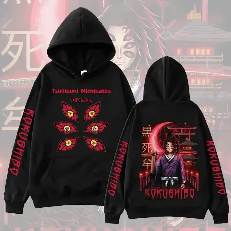 Demon Slayer Hoodie: Harajuku Fleece Streetwear Pullover