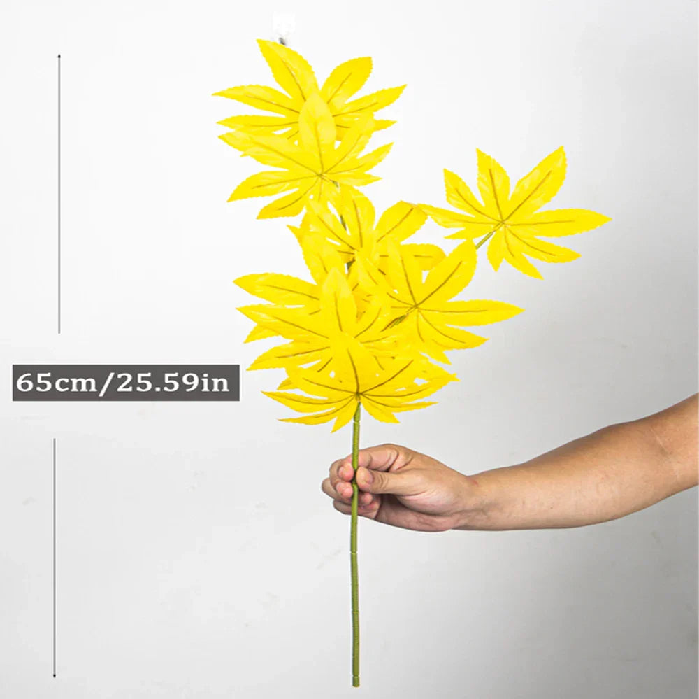 Dlight Decor 77cm Autumn Maple Leaf Branch for Fall Display