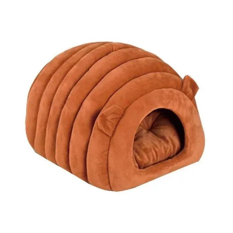 Cat Kennel Winter Warm Fully Enclosed Comfortable Sleeping House Pumpkin Cat Nest Pet Bed Supplies Thermal Bed Cat Sleeping Bag